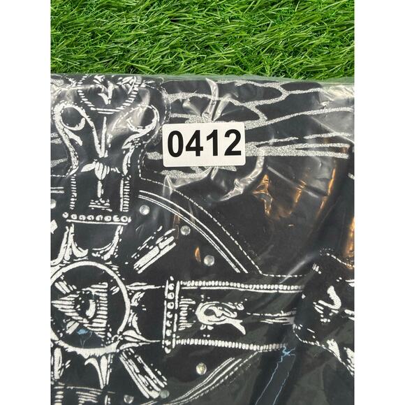 Southpole Premium Graphic T-Shirt Mens L Black Winged Cross Gothic Streetwear - Picture 6 of 7